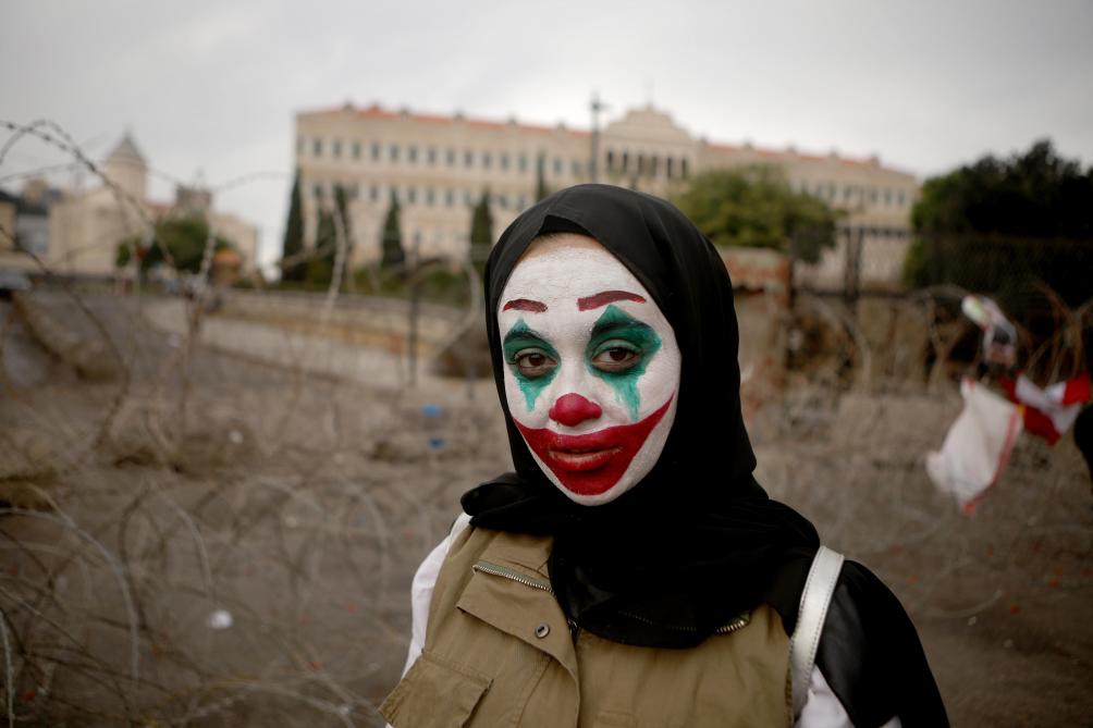 Après V pour «Vendetta», le maquillage du Joker est,il en
